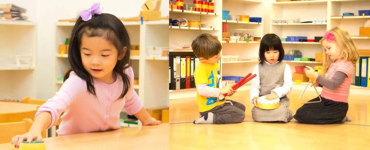 Altersgemischte Montessori-Gruppe für Kinder von 3 bis 6 Jahren